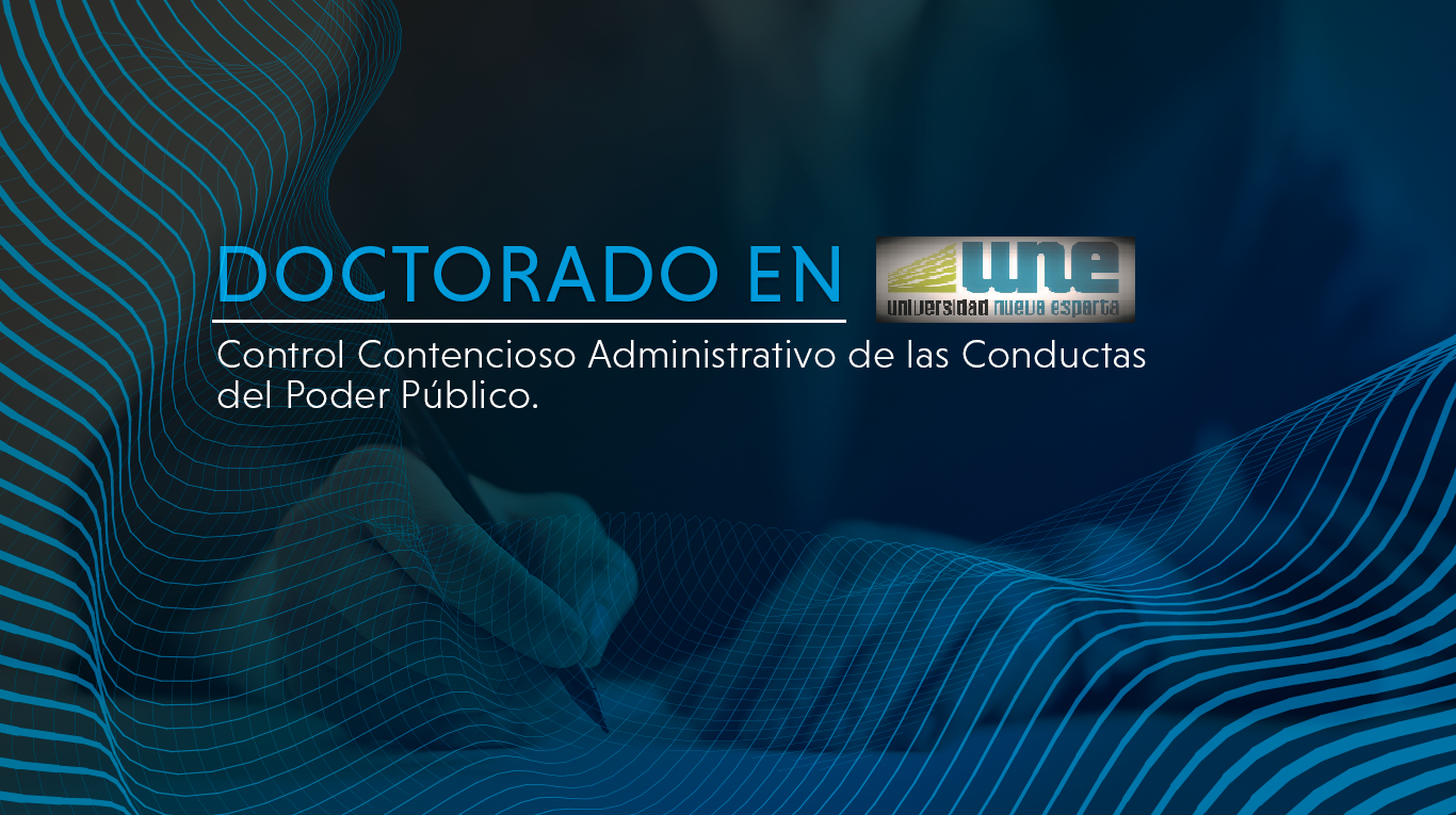 Doctorado Control Contencioso Administrativo de las Conductas del Poder Publico